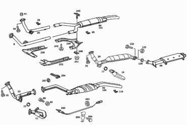 212 EXHAUST SYSTEM USED ON EIGHT-CYLINDER GASOLINE VEHICLES