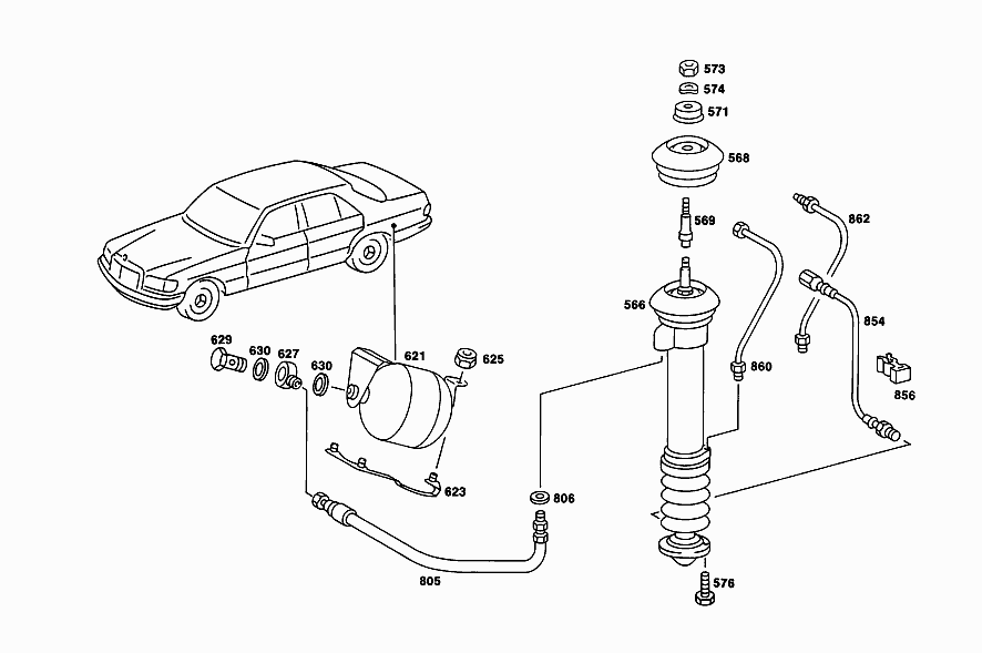 SA 11182 - HYDROPNEUMATIC SPRING SUSPENSION - CODE 215,WITH AUTOMATIC ...