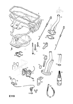 OIL PAN AND FITTINGS (CONTD.)