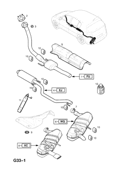 EXHAUST PIPE AND SILENCER (CONTD.)