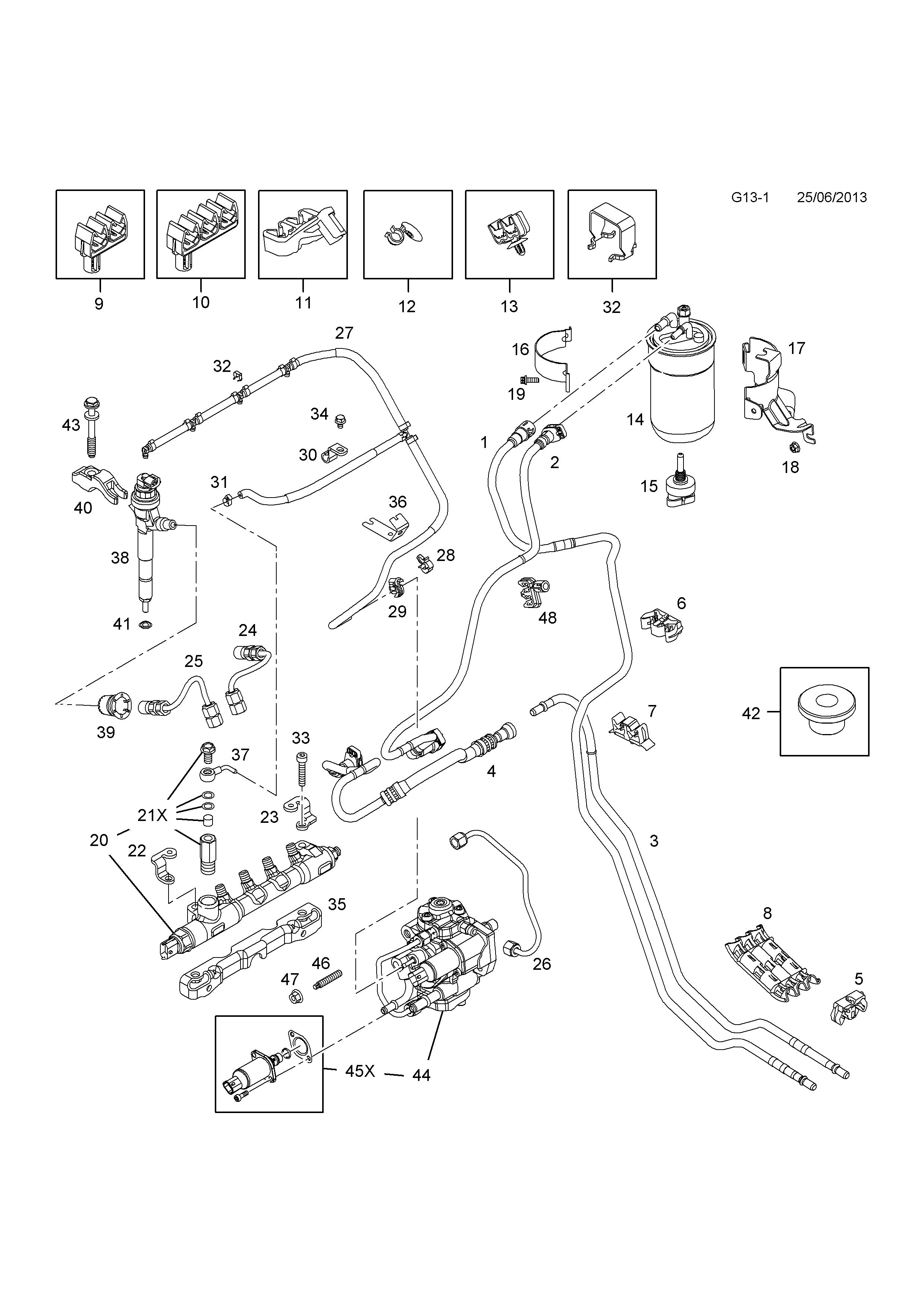 Opel CORSAD Fuel injection pump > EPC Online >