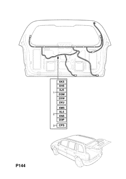 TAIL GATE HARNESS (CONTD.)