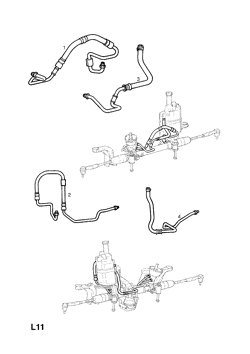 POWER STEERING HOSES AND PIPES
