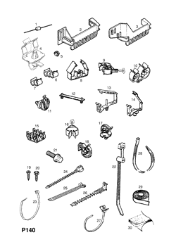 BODY WIRING HARNESS FITTINGS