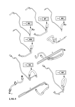 POWER STEERING HOSES AND PIPES (CONTD.)