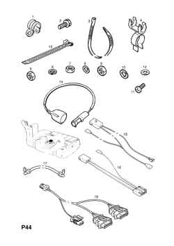 ENGINE WIRING HARNESS FITTINGS (CONTD.)