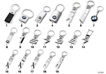 BMW Collection-брелки д.ключей 2012/13