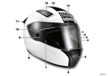 Детали шлема Race- 2013