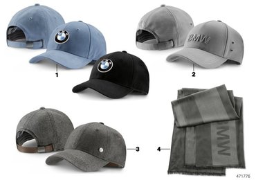 BMW Collection кепки/шали 16-18