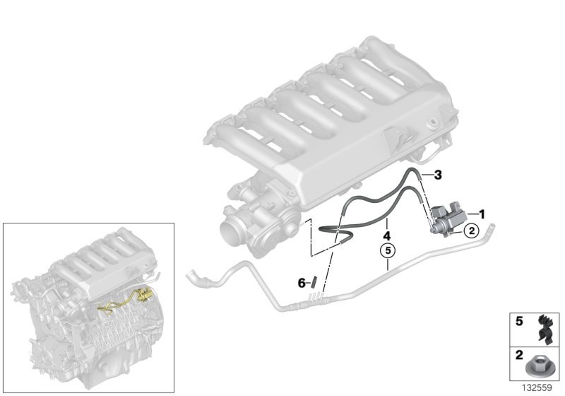 Bmw 530d Tou Vakuumnaya Sistema Upravleniya Agr Bmw Etk Online Drive By