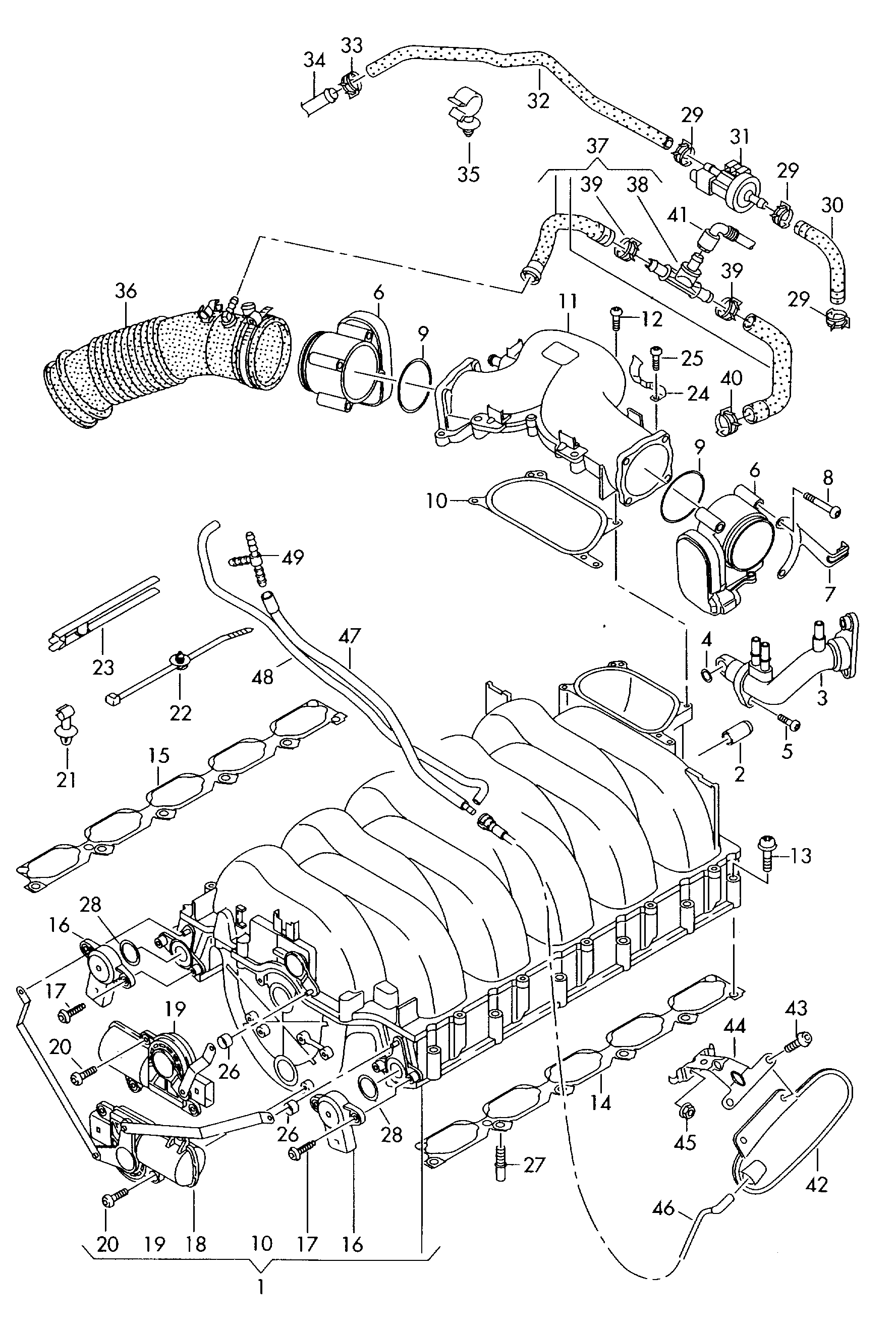 Audi A6 S6 Avant Qu 2005 2008 Vacuum System Suction Jet Pump audi-a6-s6-avant-qu-2005-2008-vacuum-system-suction-jet-pump
