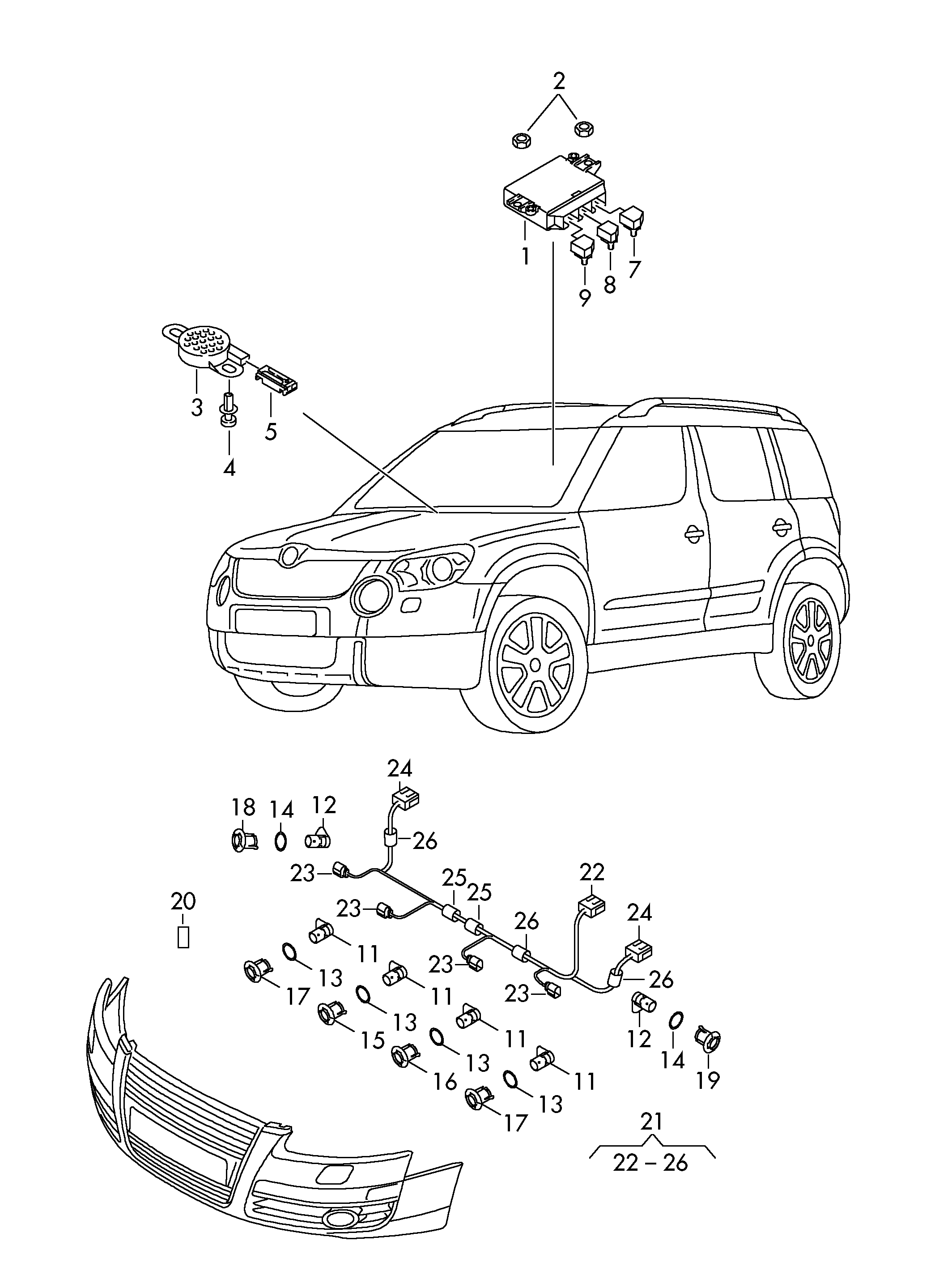 Skoda catalog parts