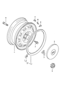 Стальной диск Алюминиевый диск Колпак колеса