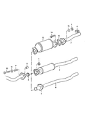 Передний глушитель Нейтрализатор Промежуточная труба F 81-G-160 001>>*
