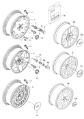 Алюминиевый диск Радиальная шина