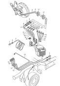 Тормозная трубка Тормозной шланг системой тормозов        -ABS- F 70-TH200 000>>