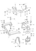 Детали крепежные для двигателя Кронштейн опоры двигателя Фиксатор