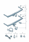 Оригинальные аксессуары ТСУ (шаровой наконечник) оборудования для прицепа  *функция 'FI' невозможна
