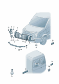 Решётка радиатора Эмблема VW