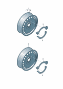 Стальной диск Радиальная шина для компактного запасн. колеса