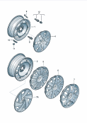 Стальной диск Колпак колеса * из каталога 'Колёса и шины'