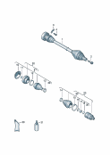 Приводной вал для 5-ступ. механической КП   для а/м с базой: D - 16.03.2014>>