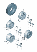 Алюминиевый диск Стальной диск для запасного колеса