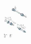 Приводной вал для 5-ступ. механической КП   для а/м с базой: D - 16.03.2014>>