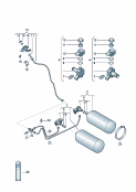 Cистема питания газом Бак, топливный Трубопровод для газа Электромагнитный клапан