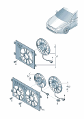 Вентилятор радиатора для автомобилей с кондицион. климате