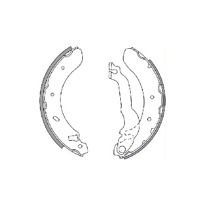 Photo Brake Shoe Set SPIDAN 30547