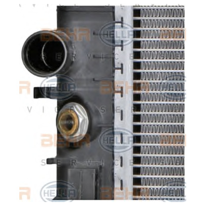 Photo Radiator, engine cooling HELLA 8MK376714371