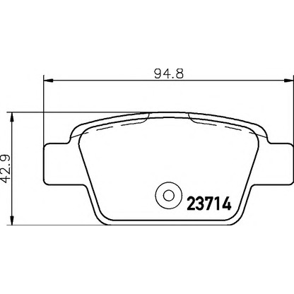 Foto Kit pastiglie freno, Freno a disco HELLA 8DB355018851