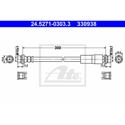 Foto Bremsschlauch ATE 24527103033