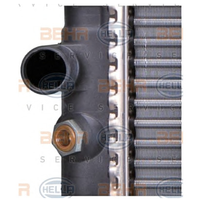 Photo Radiator, engine cooling BEHR HELLA SERVICE 8MK376710321