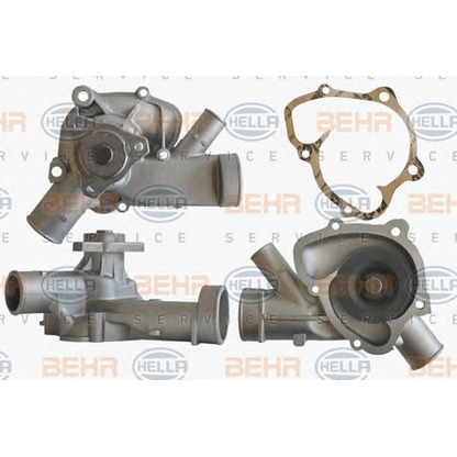 Photo Water Pump BEHR HELLA SERVICE 8MP376802491