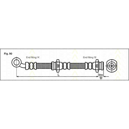 Photo Brake Hose TRISCAN 815014108