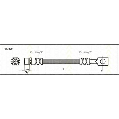 Photo Flexible de frein TRISCAN 815024214