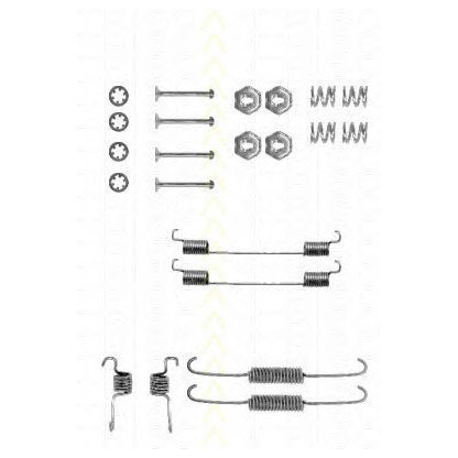 Photo Accessory Kit, brake shoes TRISCAN 8105162542