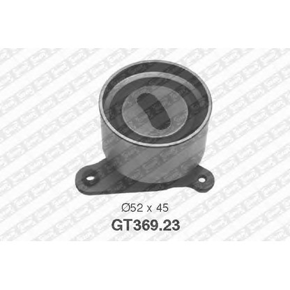 Photo Tensioner Pulley, timing belt SNR GT36923