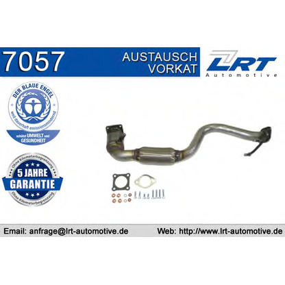 Photo Mounting Kit, primary catalytic converter LRT 7057