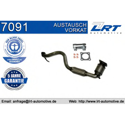 Photo Mounting Kit, primary catalytic converter LRT 7091