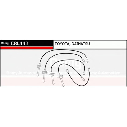 Фото Комплект проводов зажигания DELCO REMY DRL443