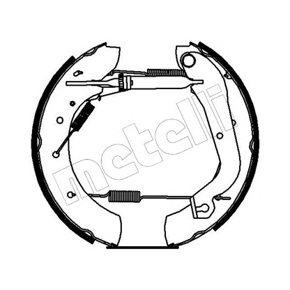 Foto Bremsbackensatz METELLI 510065