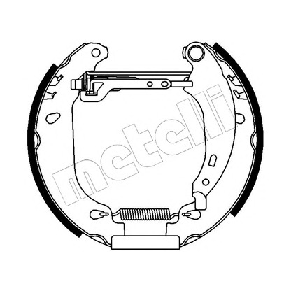 Zdjęcie Zesatw szczęk hamulcowych METELLI 510092