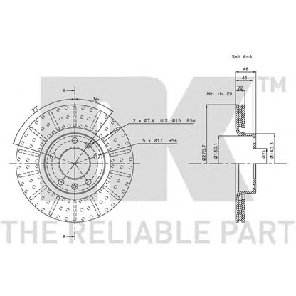 Photo Brake Disc NK 209916