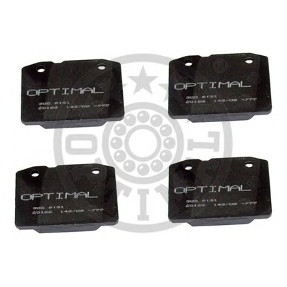 Photo Brake Pad Set, disc brake OPTIMAL 9151