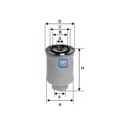 Photo Fuel filter UFI 2437400
