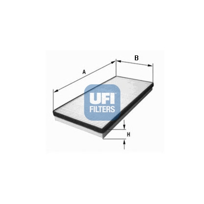 Zdjęcie Filtr, wentylacja przestrzeni pasażerskiej UFI 5300100