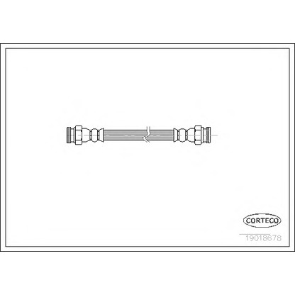 Foto Flessibile del freno CORTECO 19018678